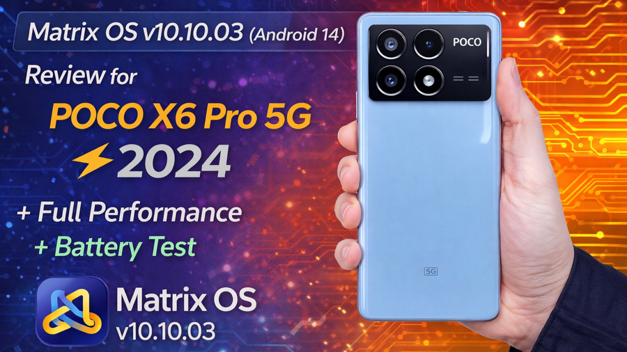 Matrixx OS 10.10.3 for Poco X6 Pro 5G